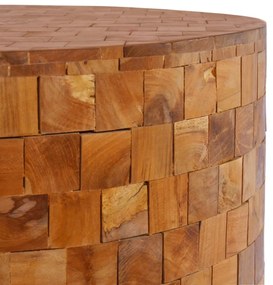 Mesa de centro 60x60x35cm madeira de teca maciça