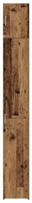 Armário Slim vidaXL Madeira Antiga 30x42,5x225 cm Madeira Engenharia
