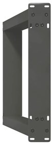 Pés de mesa de console em forma de U, 2 peças, antracite, 28x(72-73) c