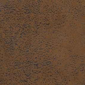 Banco com encosto 120x62x75,5 cm camurça artificial castanho