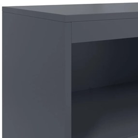 Aparador alto 68,5x38,5x123,5 cm aço antracite
