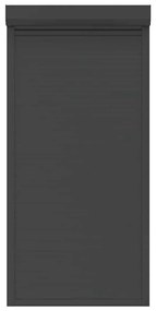 Persiana de enrolar em alumínio 100x210 cm antracite