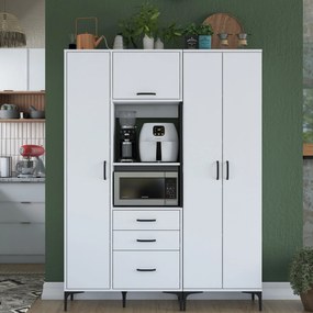 Armário Multiusos JE131 – Branco – 150 x 198,6 x 40 cm