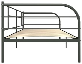 Estrutura sofá-cama 90x200 cm metal cinzento