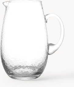 Jarro de vidro artesanal Hammered, 2 L