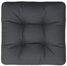 Almofadão para sofá de paletes 60x60x12 cm tecido preto