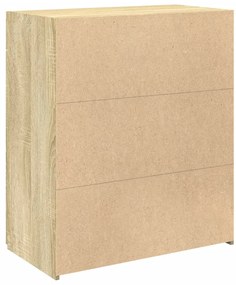 Aparador 80x42,5x93 cm derivados de madeira carvalho sonoma