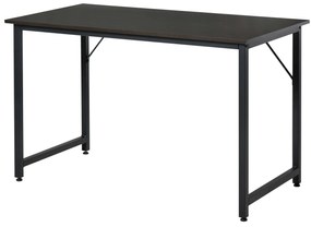 HOMCOM Mesa Escritório Computador Estudo Mobiliário Funcional Design Moderno 120x60x73cm Carga 70kg Ideal para Home Office