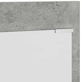 Cabideiro de Parede Cinza concreto 70 x 10 x 90 cm