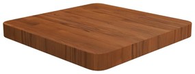 vidaXL Tampo mesa quadrado 40x40x4 cm carvalho tratado castanho-escuro