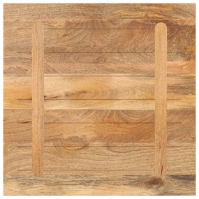 Tampo de mesa quadrado 80x80x3,8 cm mangueira maciça