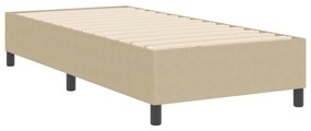 Cama Box vidaXL Verde Claro Cinza 90x200 cm em Tecido de Corduroy