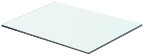 vidaXL Prateleira de vidro 40x25 cm transparente