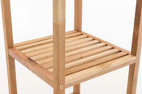 Estante de casa de banho Lindel com 4 prateleiras 36 x 36 x 112 cm Cor Nogueira