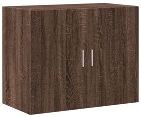 Armário alto 80x42,5x249 cm deriv. de madeira carvalho castanho