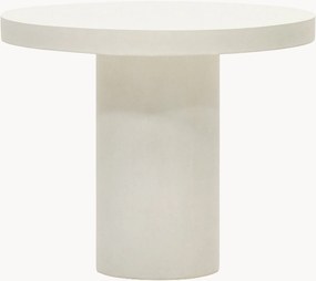 Mesa redonda em cimento branco Aiguablava, Ø 90 cm