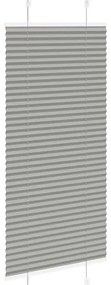 Antracite Plissada Cega 60x100 cm Largura Tecido 59,4 cm