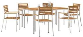 Conjunto de Jantar de Jardim 7 pcs