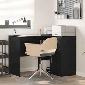 vidaXL Mesa de Canto Carvalho Preto 102x88x75 cm Madeira Ingenheirada