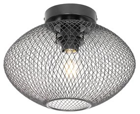 Luminária de teto industrial preta - Molly Industrial
