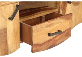 Móvel de TV 115x30x42 cm madeira maciça