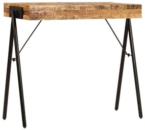 Mesa consola madeira de mangueira maciça 80x40x75 cm
