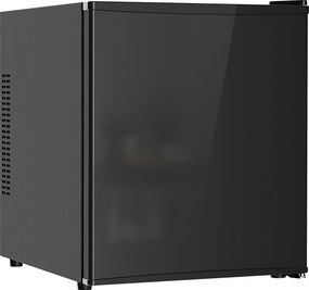 HOMCOM Mini-frigorífico 44 L/46 latas Frigorífico pequeno com termóstato ajustável 43 x 51 x 51,3 cm, Preto | Aosom Portugal
