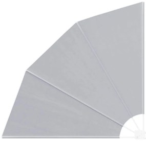 vidaXL Tela de Privacidade para Varanda Cinzeto 160 x 160 cm tecido
