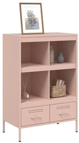 Móvel alto 68x39x101,5 cm aço rosa