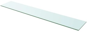 Prateleiras 2 pcs 110x20 cm vidro transparente