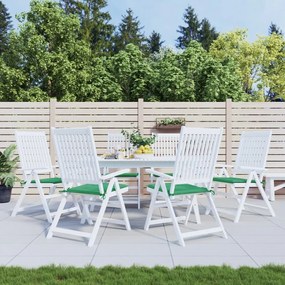 vidaXL Almofadões p/ cadeiras de jardim 6 pcs tecido oxford verde