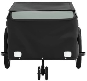 Reboque para bicicleta 45 kg ferro preto e cinza