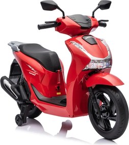 Mota eletrica bateria 12V para Crianças Scooter HONDA SH125I Vermelha