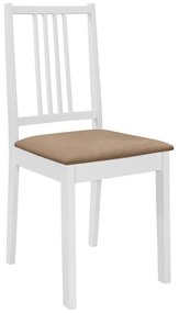 5 pcs conjunto de jantar MDF branco