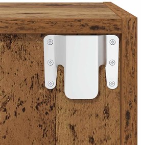 Conjunto de móvel de TV 4 pcs Madeira antiga 37 x 37 x 142.5 cm