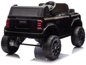 Carro elétrico para Crianças Toyota Land Cruiser PRADO 12V 4x4 Rodas Espuma EVA, assento couro ecológico Preto