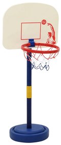 Suporte basquetebol c/ bola e bomba altura ajustável 90/121 cm