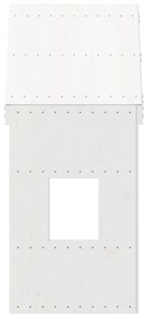 Telhado de cama infantil 60x89x134,5 cm pinho maciço branco