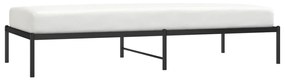 Estrutura de cama 90x200 cm metal preto