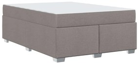 Estrutura da Cama Cinzento-acastanhado 160 x 200 cm tecido