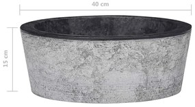 Lavatório Ø40x15 mármore preto