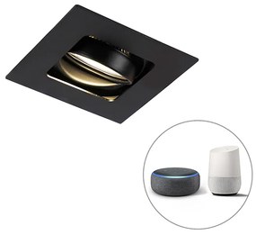 LED Foco embutido moderno inteligente preto com Wi-Fi GU10 - Artemis Moderno,Design