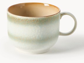 Caneca artesanal com vidrado reativo 70's