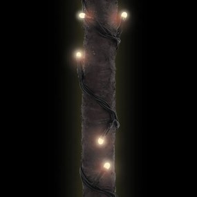 Palmeira c/ 96 luzes LED 180 cm branco quente