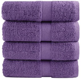 Toalhas de mãos premium SOLUND 4 pcs 30x30 cm 600 g/m2 roxo