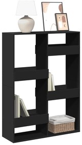 vidaXL Estante 100x33x135 cm derivados de madeira preto