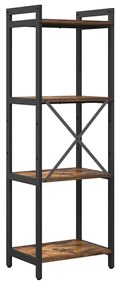 Estante Carvalho fumado 40 x 30 x 118 cm Madeira