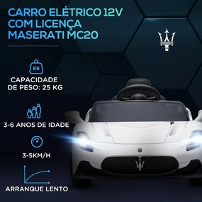 AIYAPLAY Carro Elétrico para Crianças acima de 3 Anos com Licença Mase