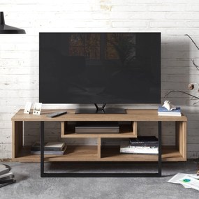 Móvel TV Asal – Noz Preto – 119,4 x 40,2 x 35,2 cm
