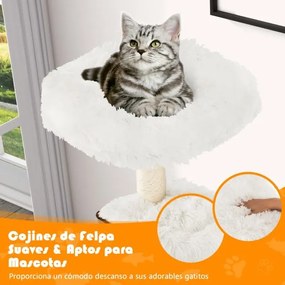 Arranhador de escalada para gatos 179 cm Árvore de actividades multinível com coçador Plataformas de arranhar Colunas de corda de sisal Castanho